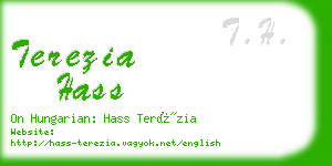 terezia hass business card